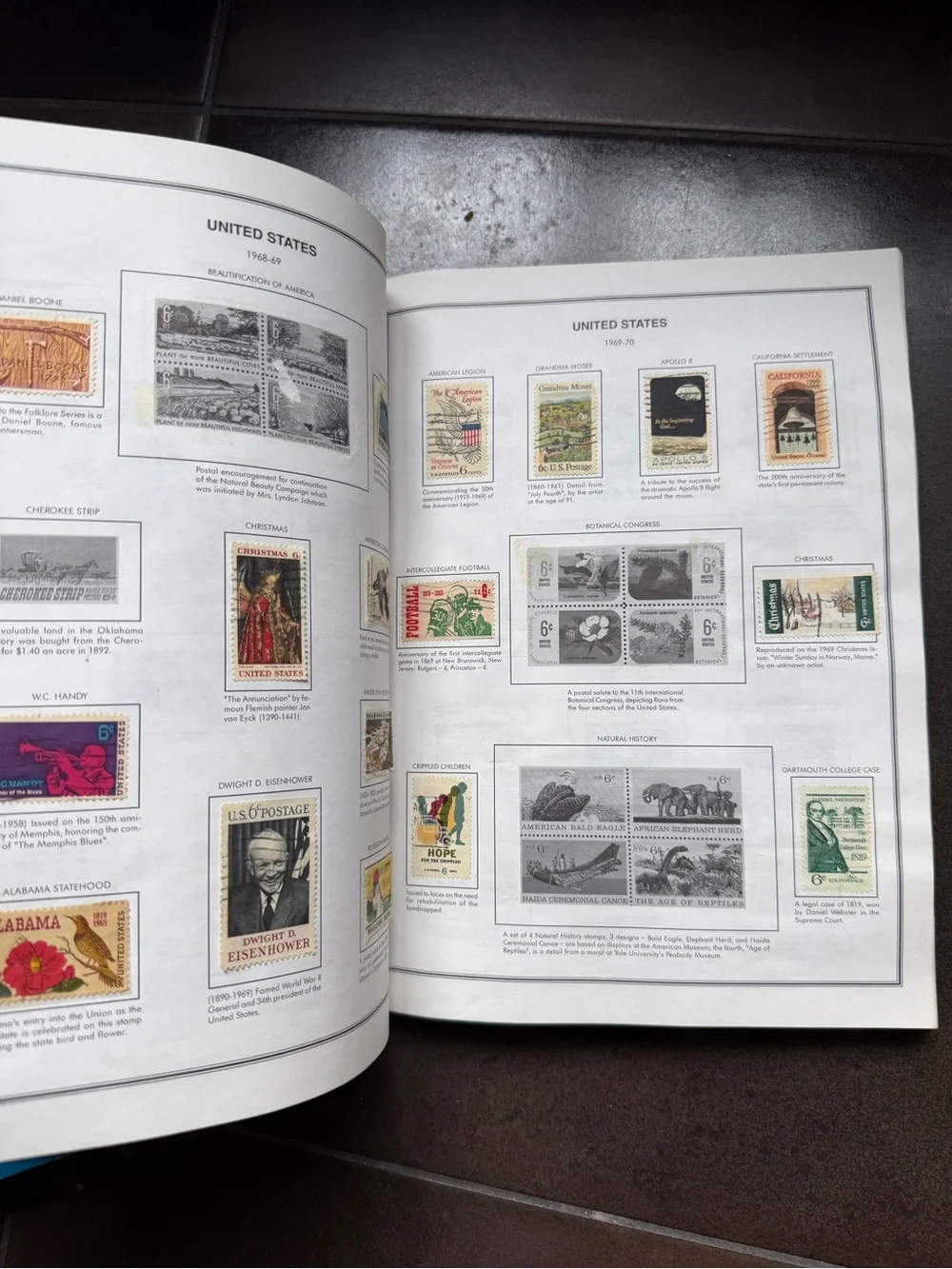 HE Harris Freedom III Stamp Album United States Collecting Stamps Homeschool
